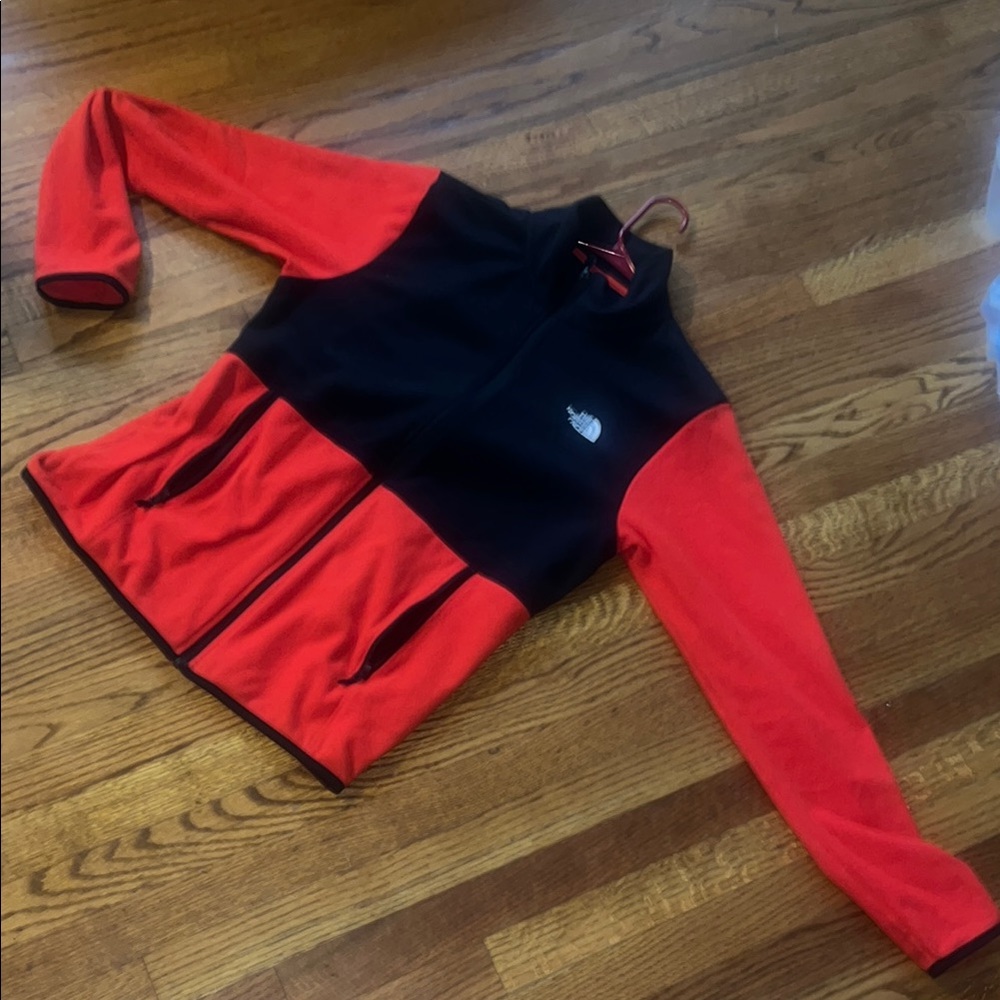 The North Face Red and Black Jacket